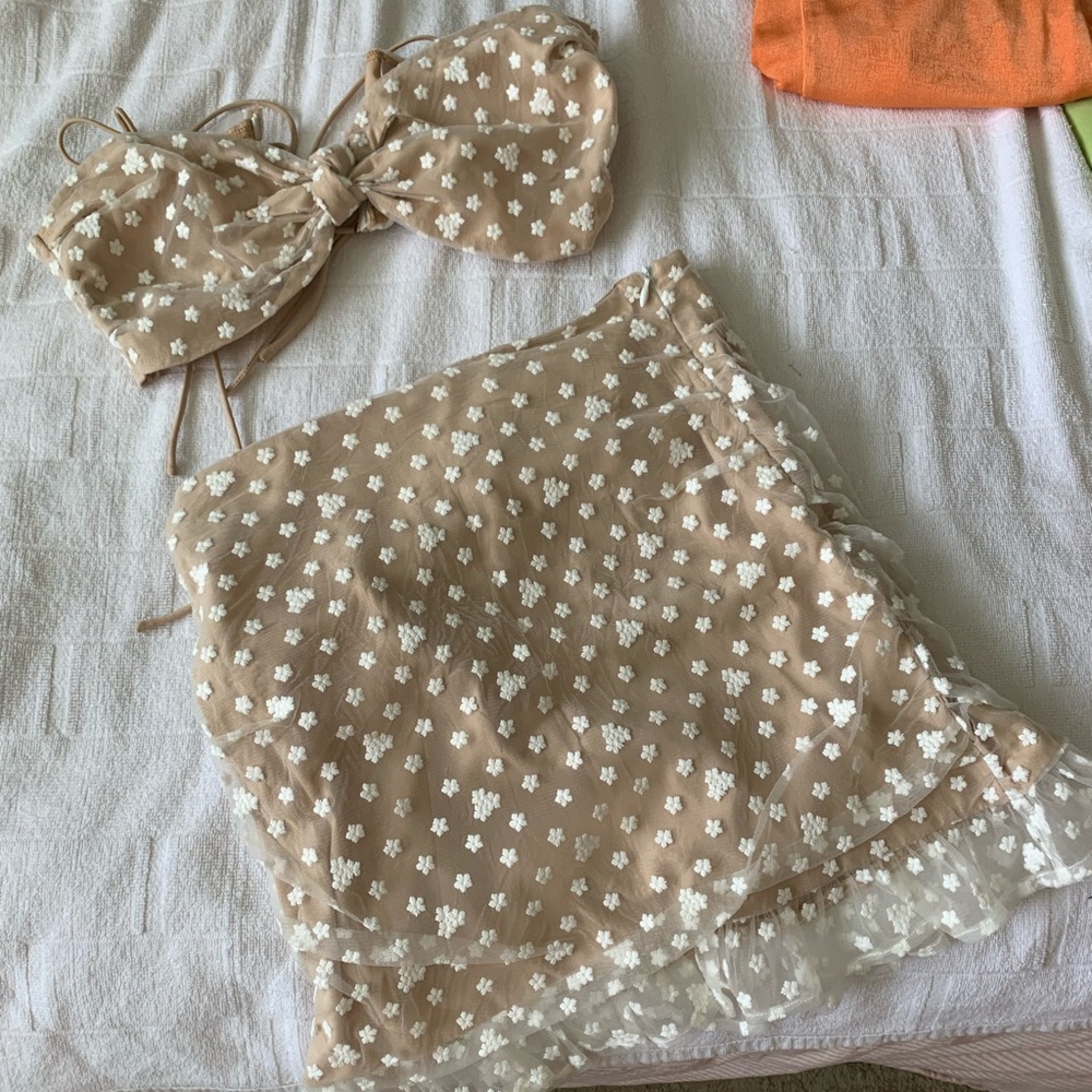 Sundae muse floral skirt set